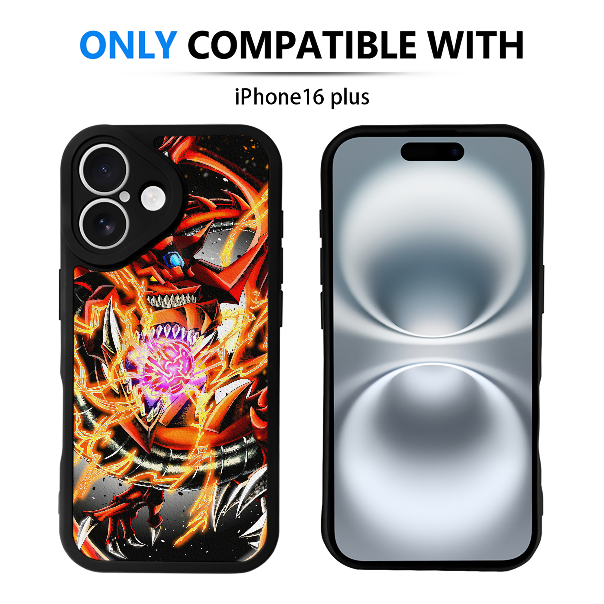（画像用） 遊☆戯☆王 Yu-Gi-Oh! 【iPhone 16シリーズ対応】シリコンスマホケース（レザー調） 材質：シリコン